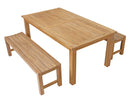 Teak Bench Set