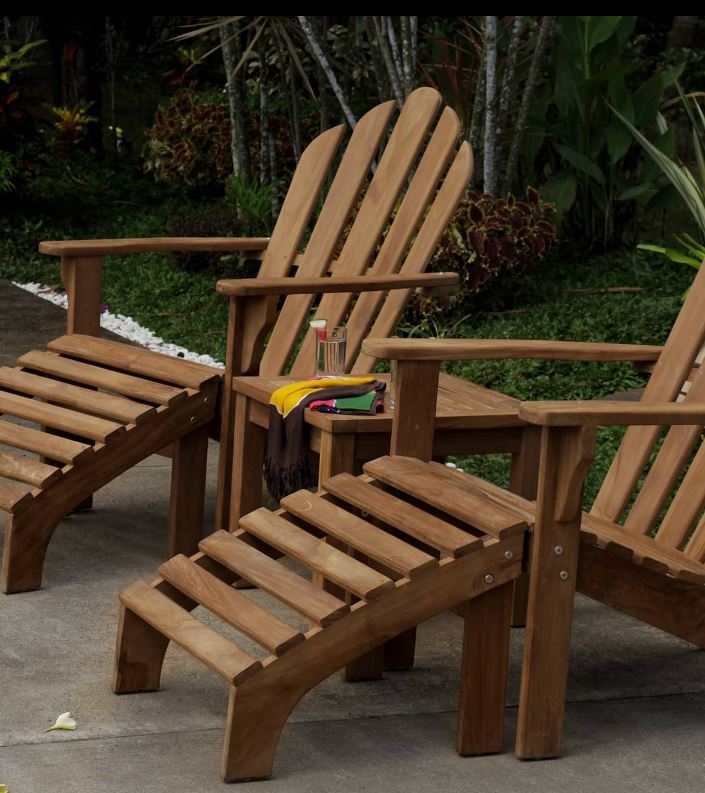 Teak Adirondack Outdoor Furniture Taren Point