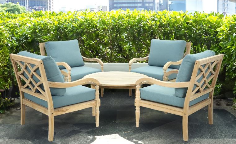 Marie Claire Teak Armchair