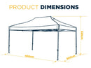 Gazebo Oztrail 4.5 x 3m