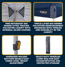 Gazebo Oztrail 4.5 x 3m