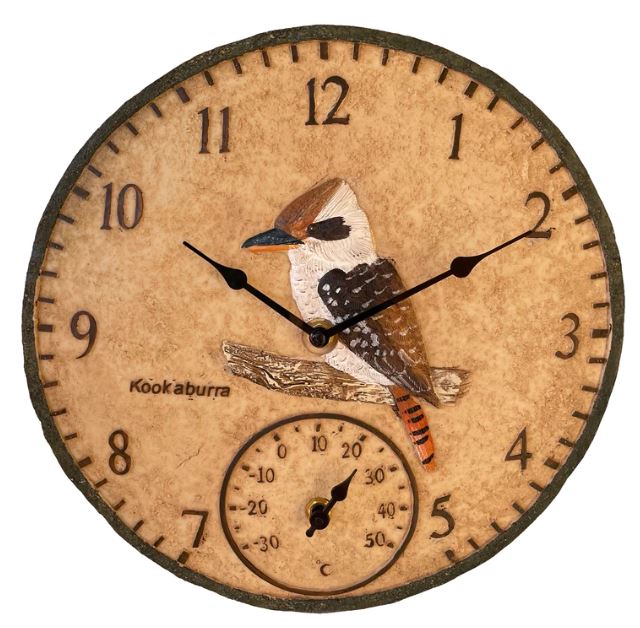 Kookaburra Outdoor Clock