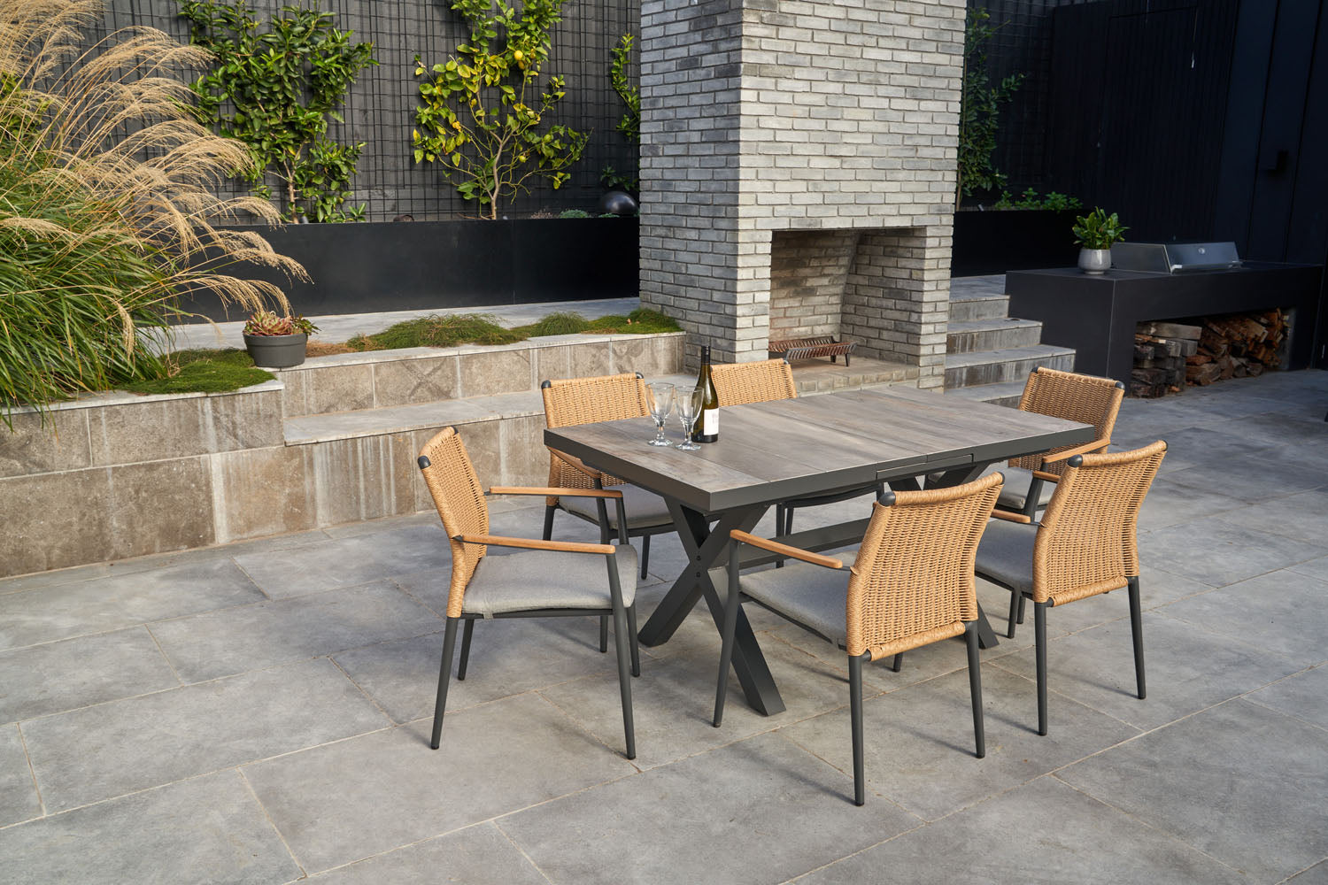 Nebraska Mini Extension Dining Table Outdoor Furniture Taren Point
