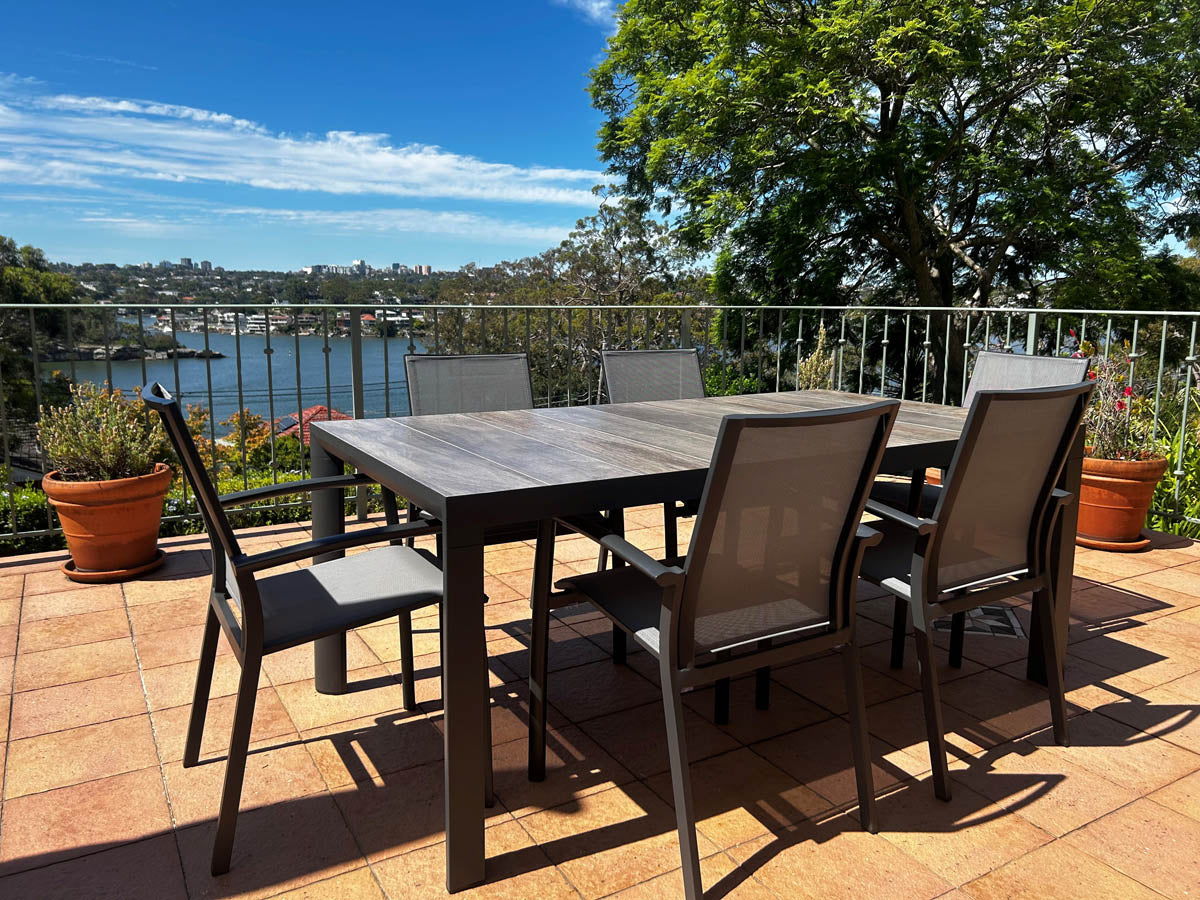 Nebraska 180 Dining Set Outdoor Furniture Taren Point