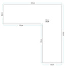 Premium L_shape Lounge Covers - Special Order
