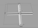 Stainless Steel Cross Frame to suit Shelta Umbrellas