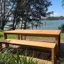 Teak Bench Set