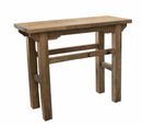 Rustic Teak Console Table