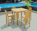 Teak Square Bar Set