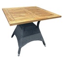 Teak / Wicker Dining Table
