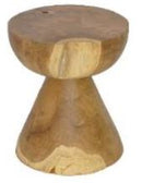 Teak Log Stools