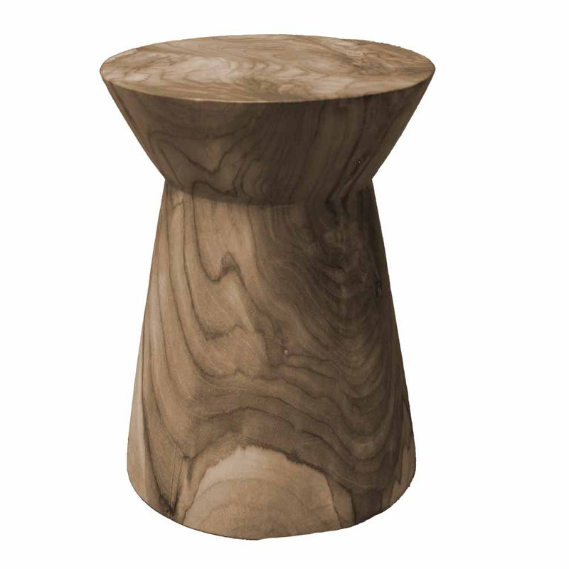Teak Log Stools