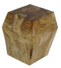Teak Log Stools