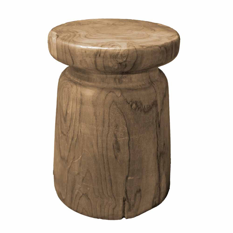 Teak Log Stools