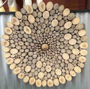 Teak Wall Art - Bintang