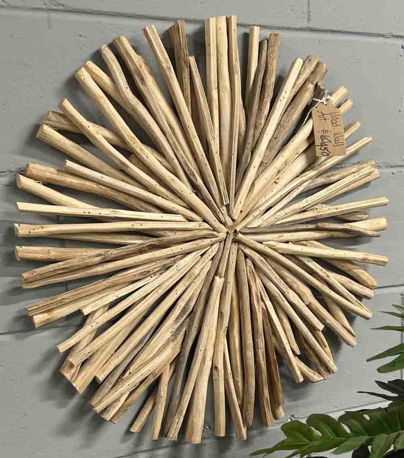 Teak Wall Art - Sarang