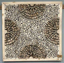 Teak Wall Art Square - Tanaman