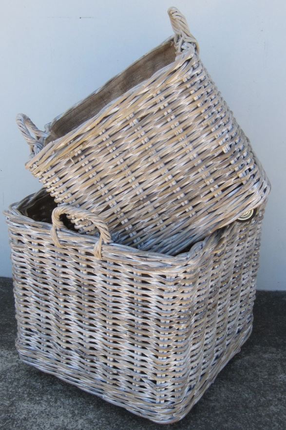 Basket - Wood Storage