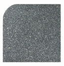 A grey granite cantilever umbrella ballast weight with a smooth texture surface.