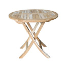Teak 80cm Folding Table
