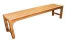 Teak Backless Bench